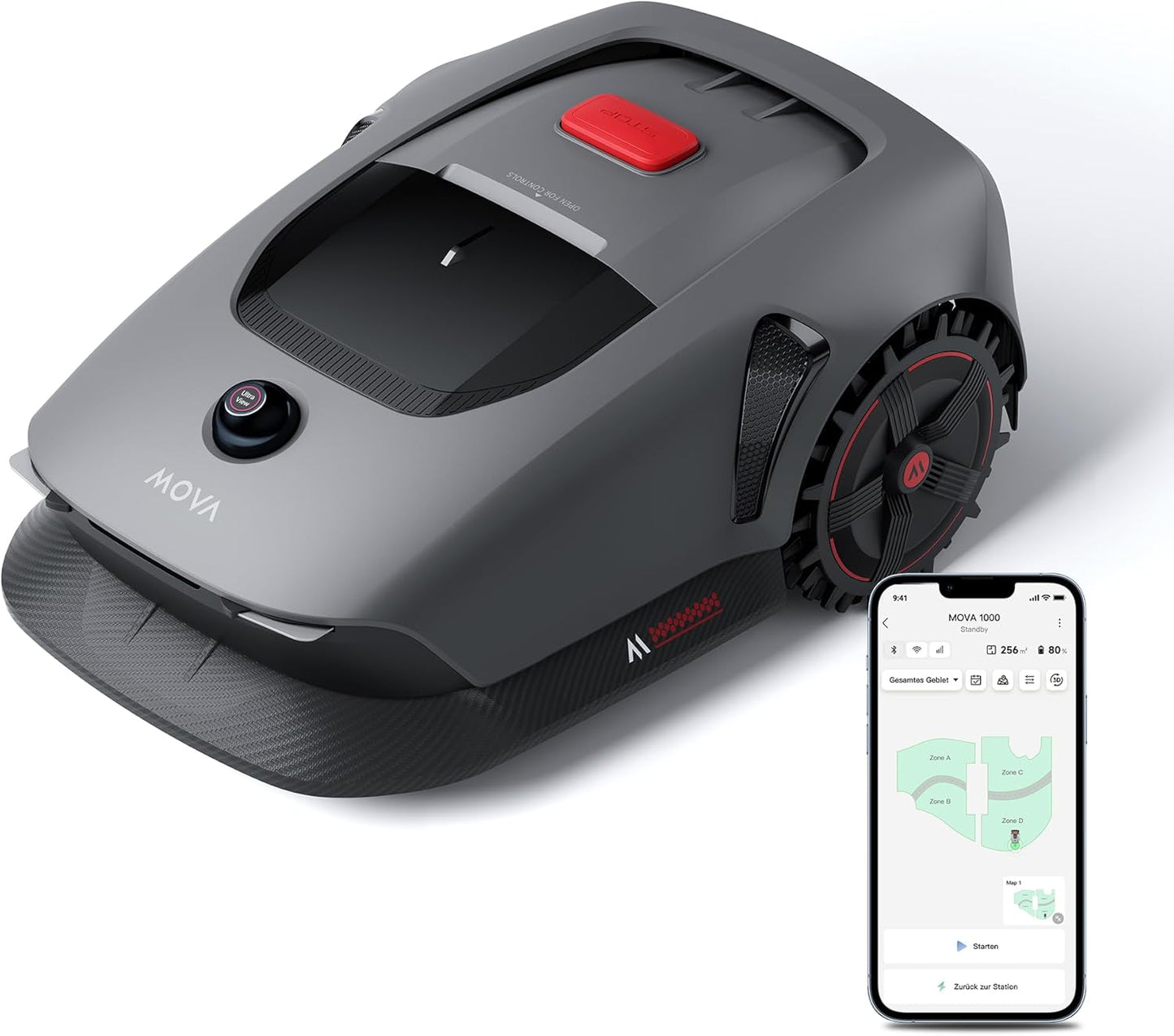 Mähroboter Mova 1000 mit 3D-LiDAR, Mova 1000
