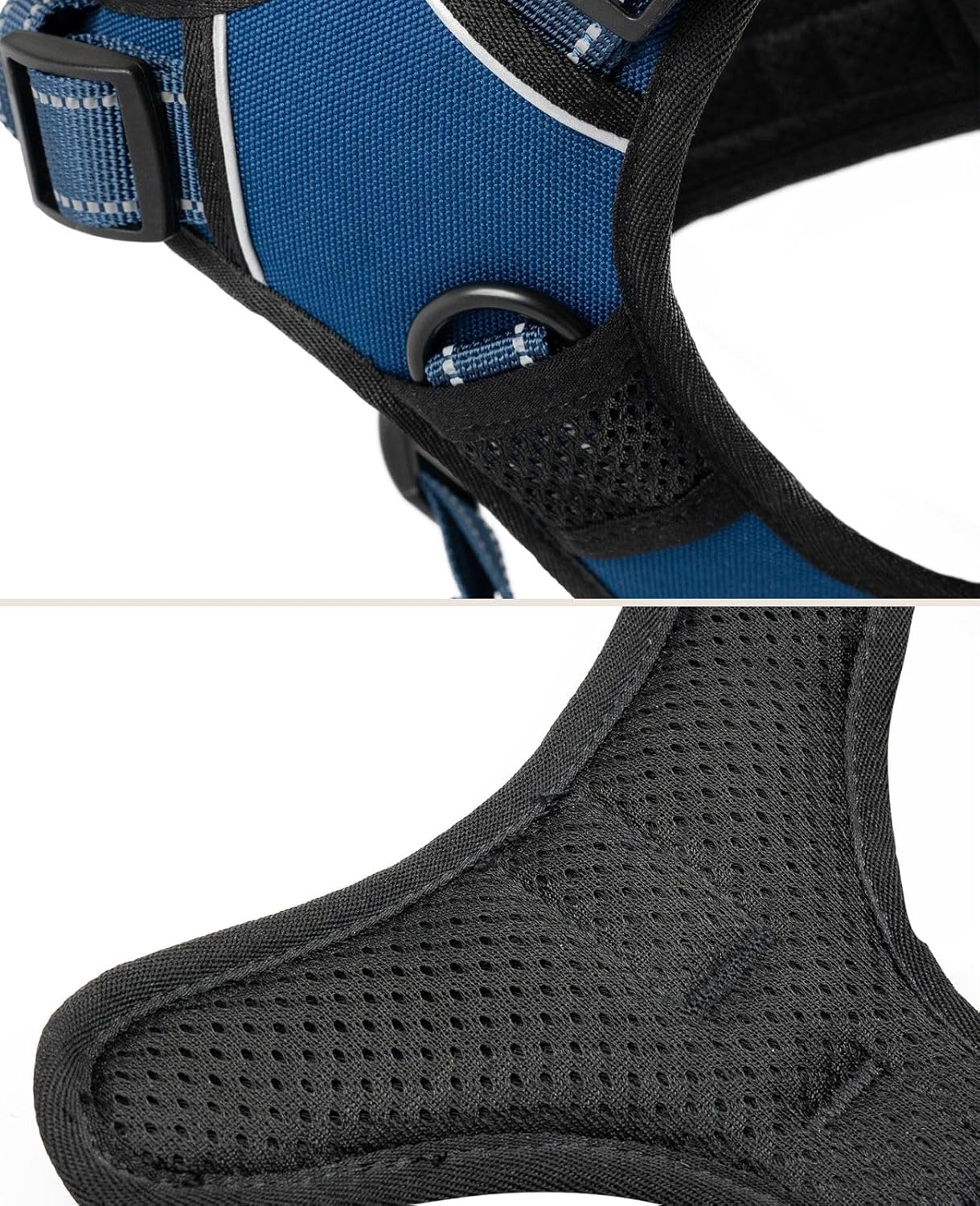 Gepolstertes Hundegeschirr, L / Blau