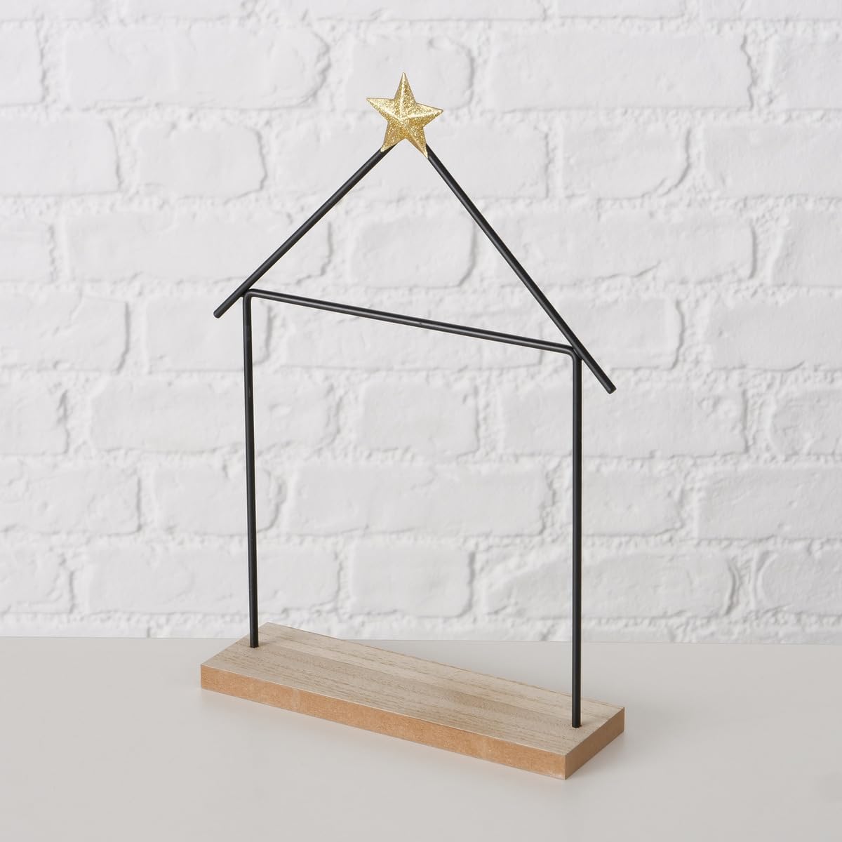 12-teilige Weihnachtskrippe mit Figuren-Set