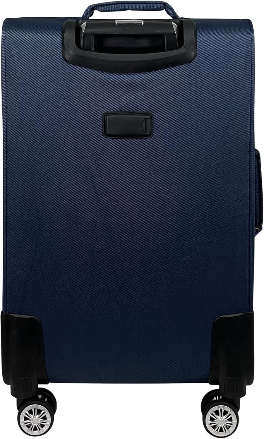 Erweiterbarer Weichgepäck-Koffer XL mit Zwillingsrollen, Grosser Koffer (75cm) Blau