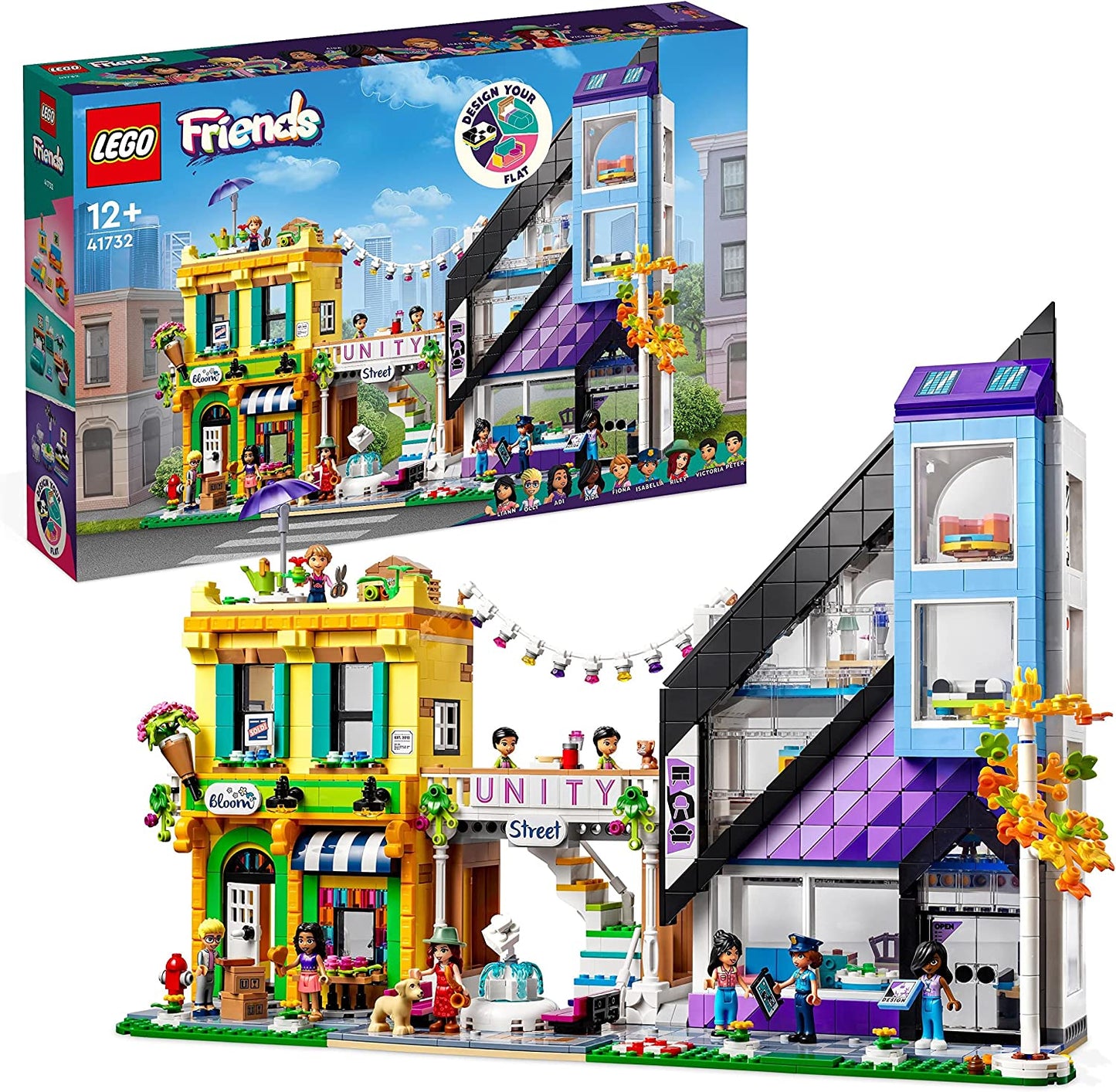 41732 Friends Stadtzentrum, Konstruktionsspielzeug, Single