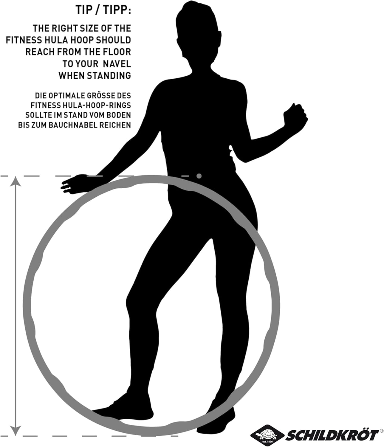 Hula Hoop Reifen, Hula-Hoop Ø100cm, Fuchsia-Anthrazit, 960235 Grau-Berry