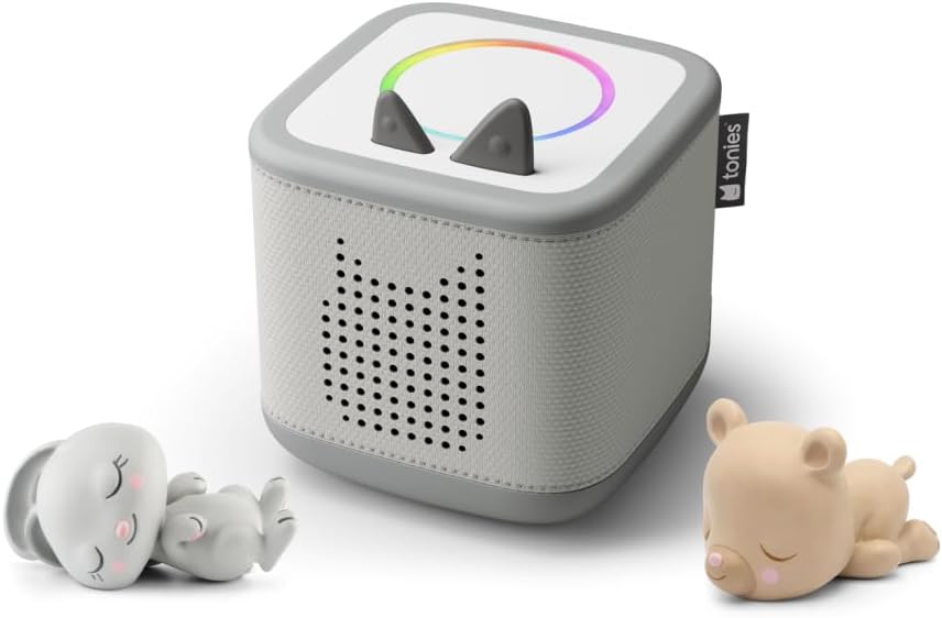 Toniebox Bundle mit 2 Schlummerbande Figuren, +2 Schlummerbande Bär & Hase