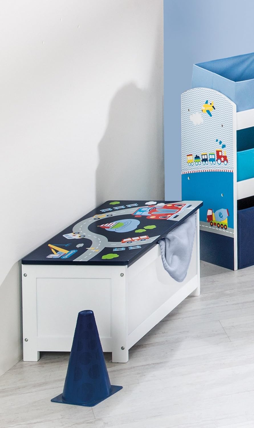 Spielzeugtruhe Rennfahrer, Rennfahrer