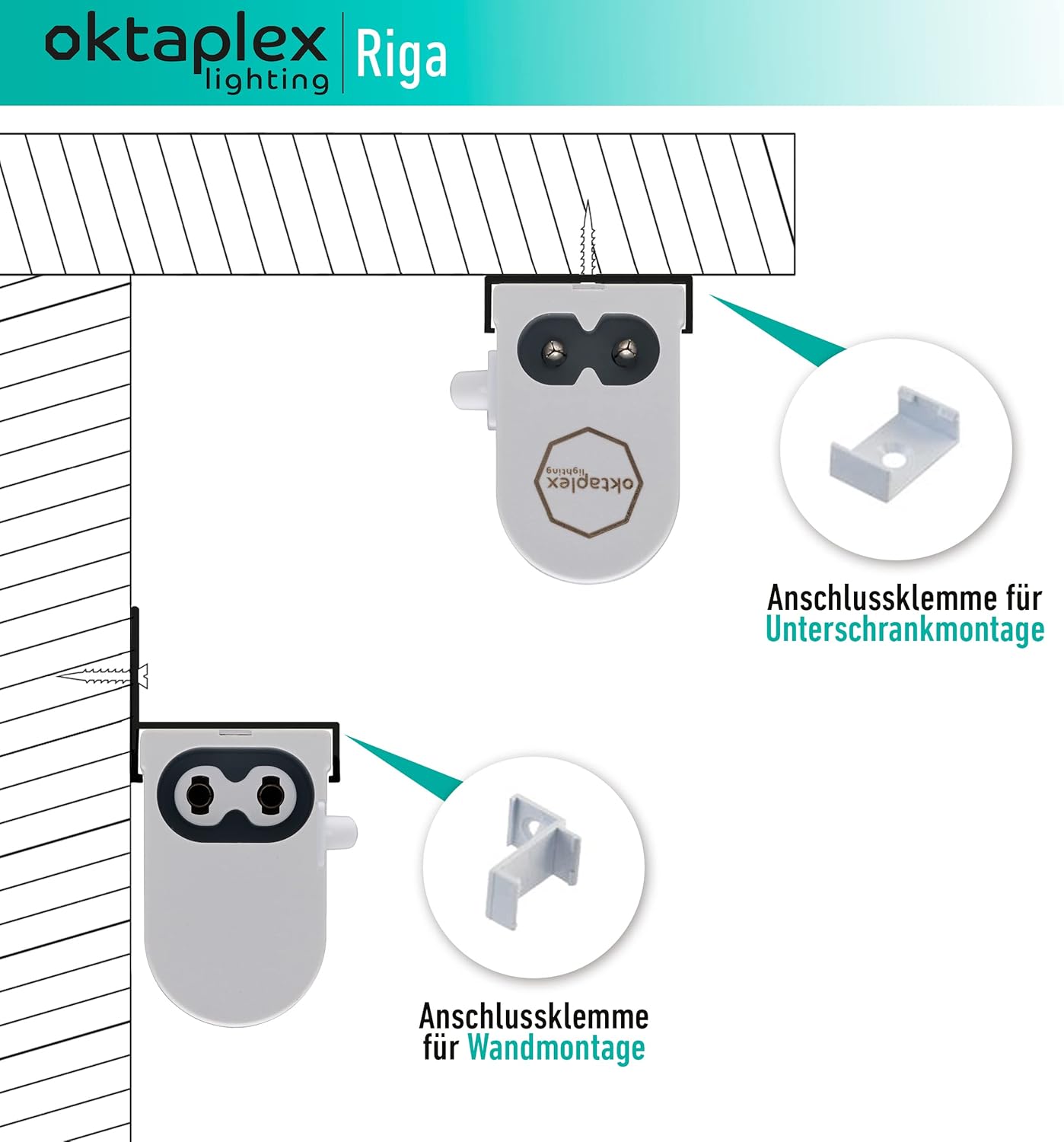 Riga LED-Unterbauleuchte, 84cm | 12,7w 1 Stück