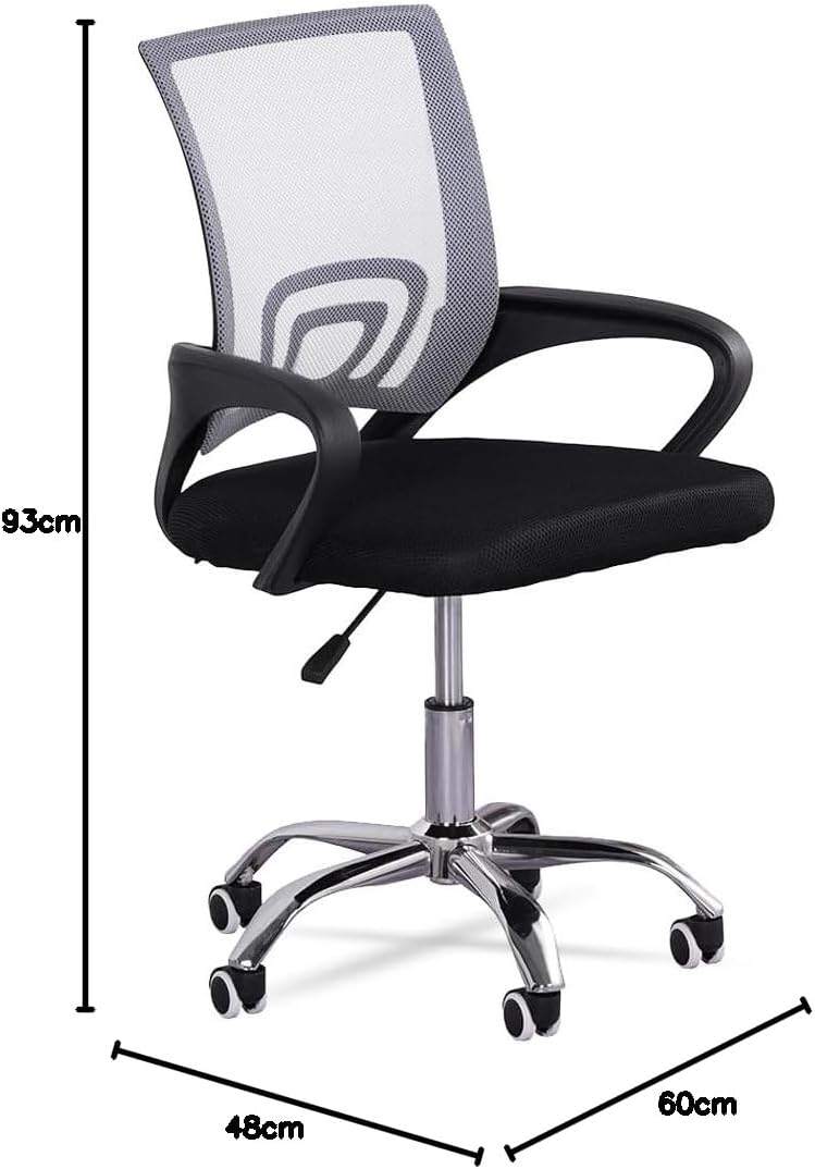 Ergonomischer Büro-Drehstuhl, Grau