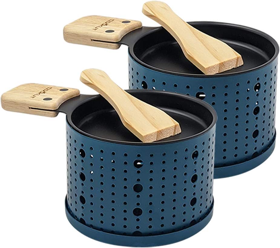 2er-Pack Kerzenraclette Lumi, Blau