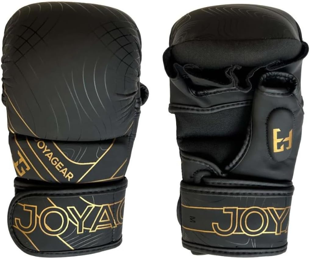 MMA-Handschuhe Essential, Schwarz/Gold S