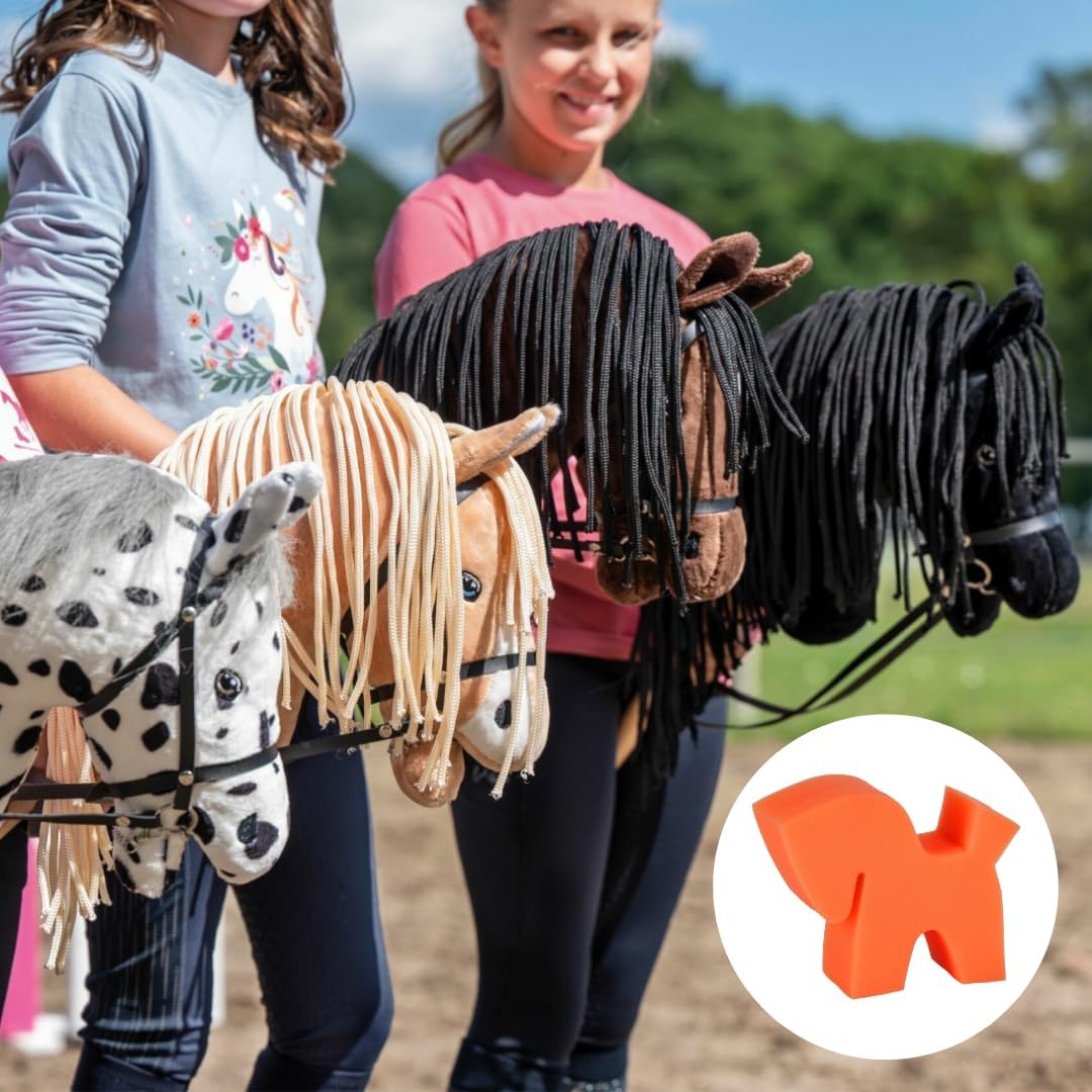 Hobby Horse Maya inkl. Putzschwamm & Trense, Maja (Weiss)