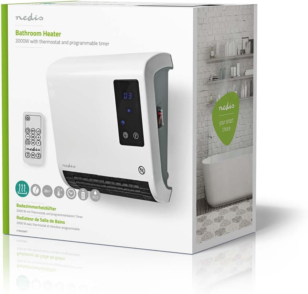Keramik-Heizlüfter HTBA20WT, 2000 Watt