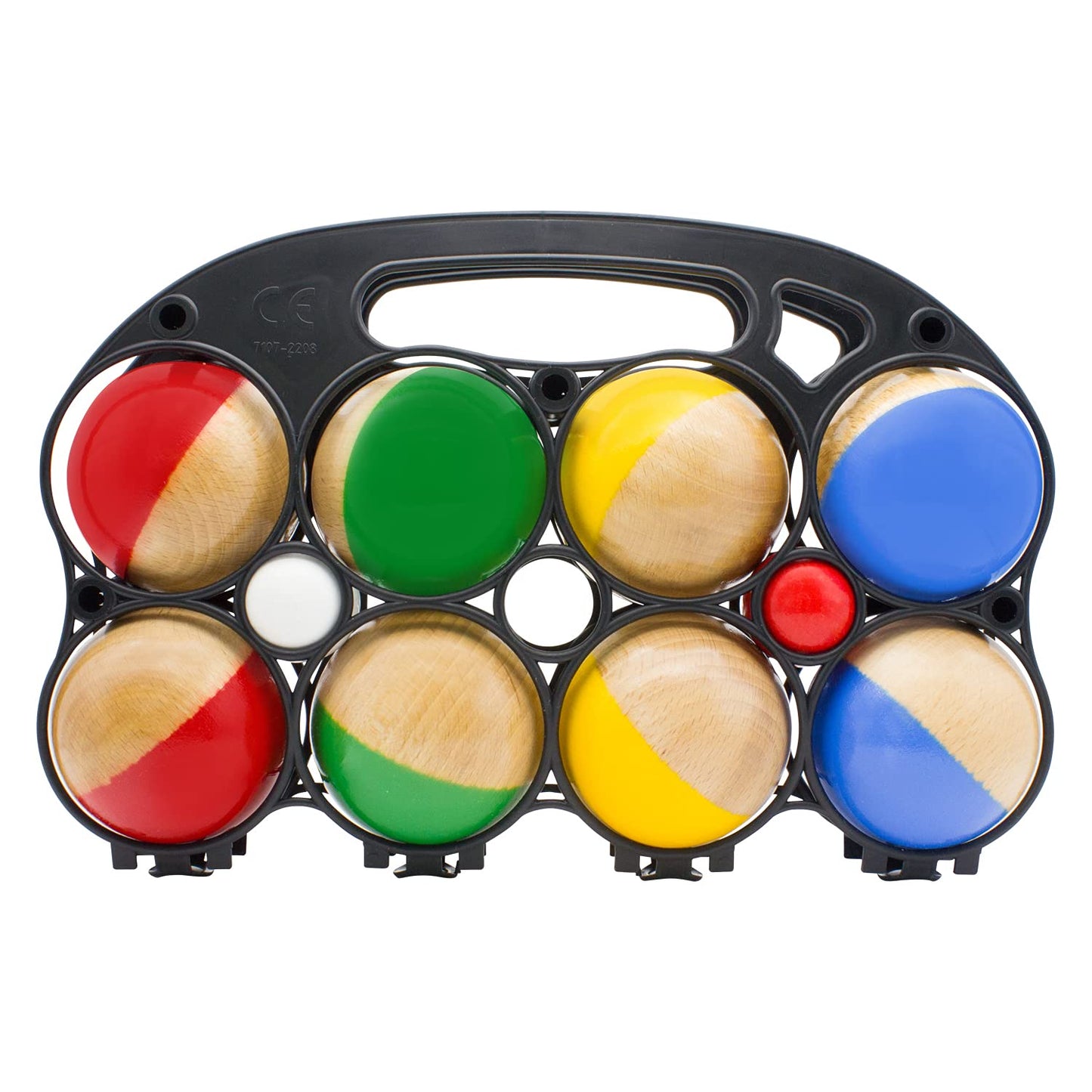 Boccia Spielset aus Massivholz (8 Kugeln)