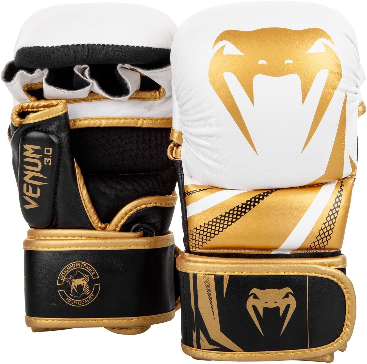 Challenger 3.0 Sparring Gloves, Weiss-Gold M