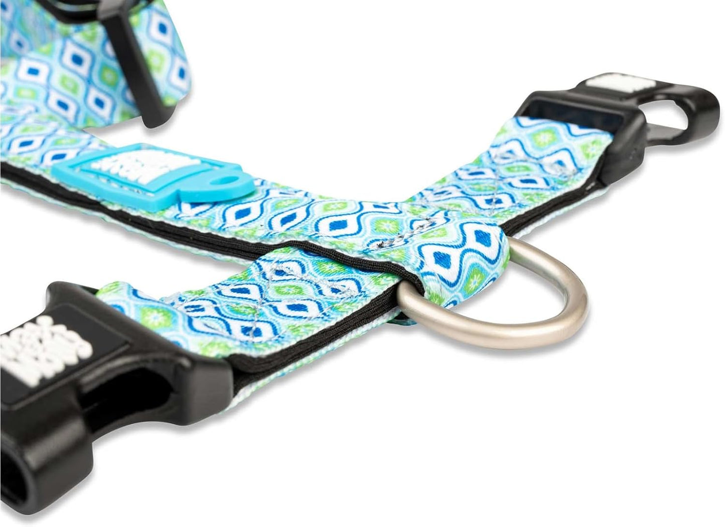 Hundegeschirr im Retro Design, L Retro Blue