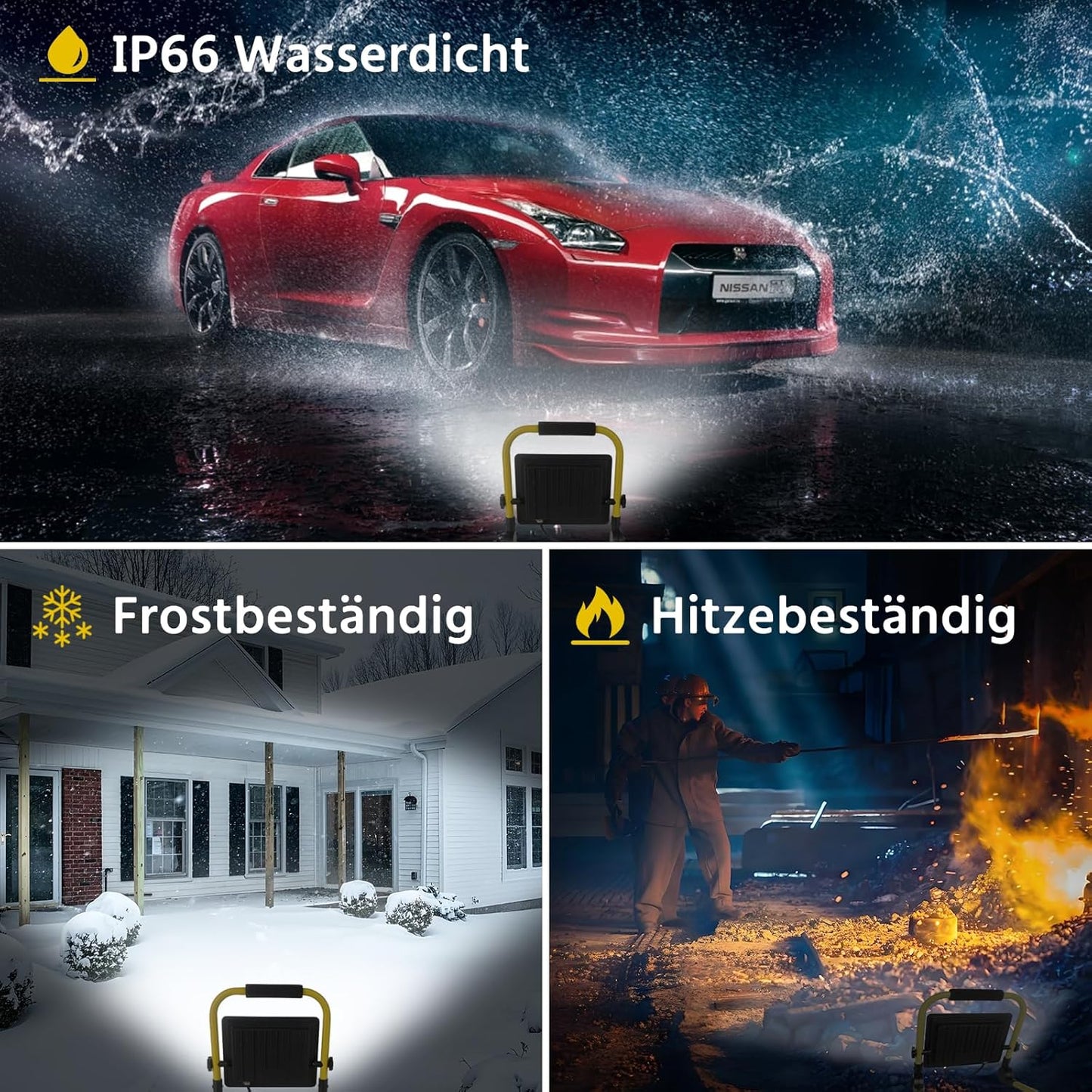 LED-Baustrahler, 50 Watt