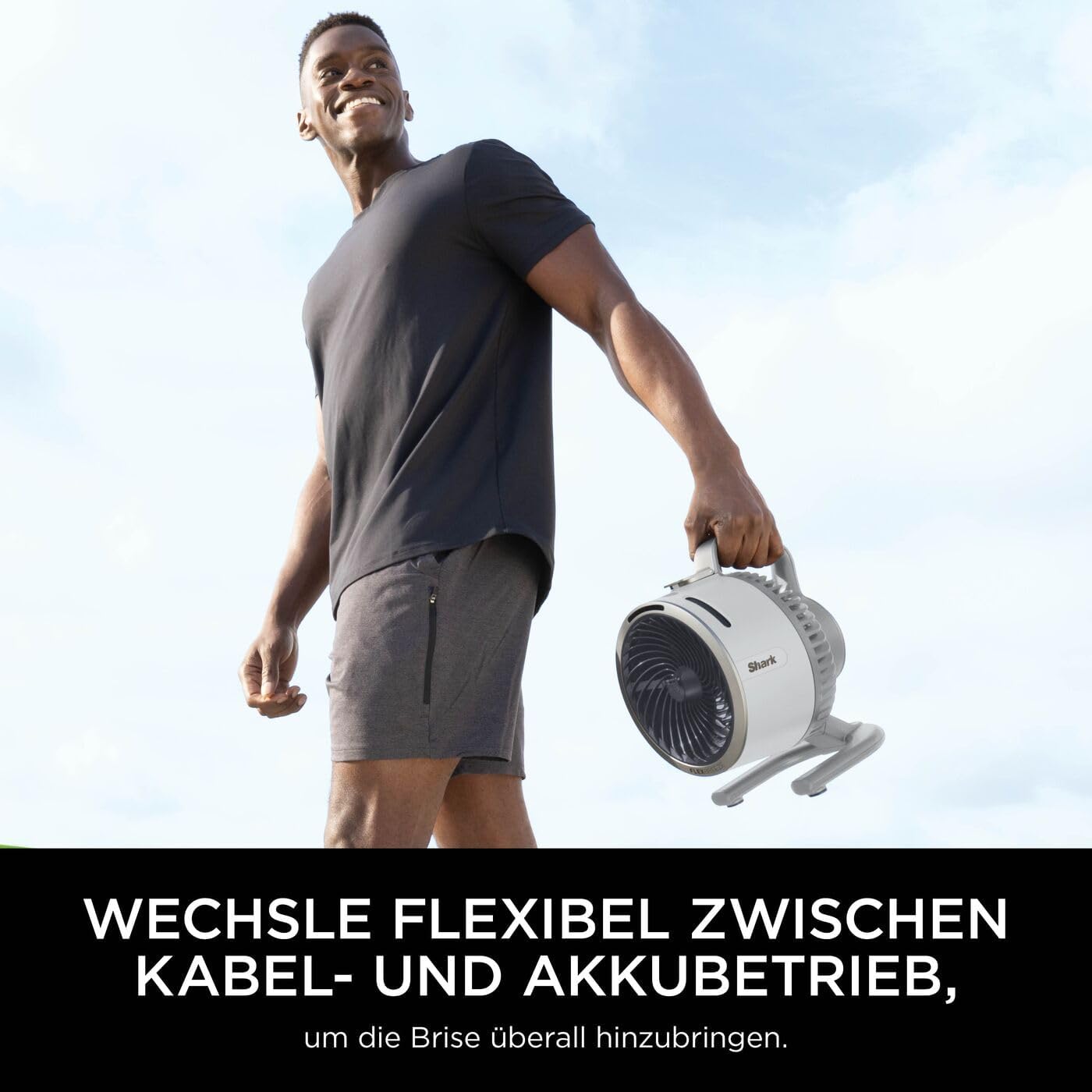 FlexBreeze HydroGo Ventilator mit Sprühnebel, FA050EUDV, Taube