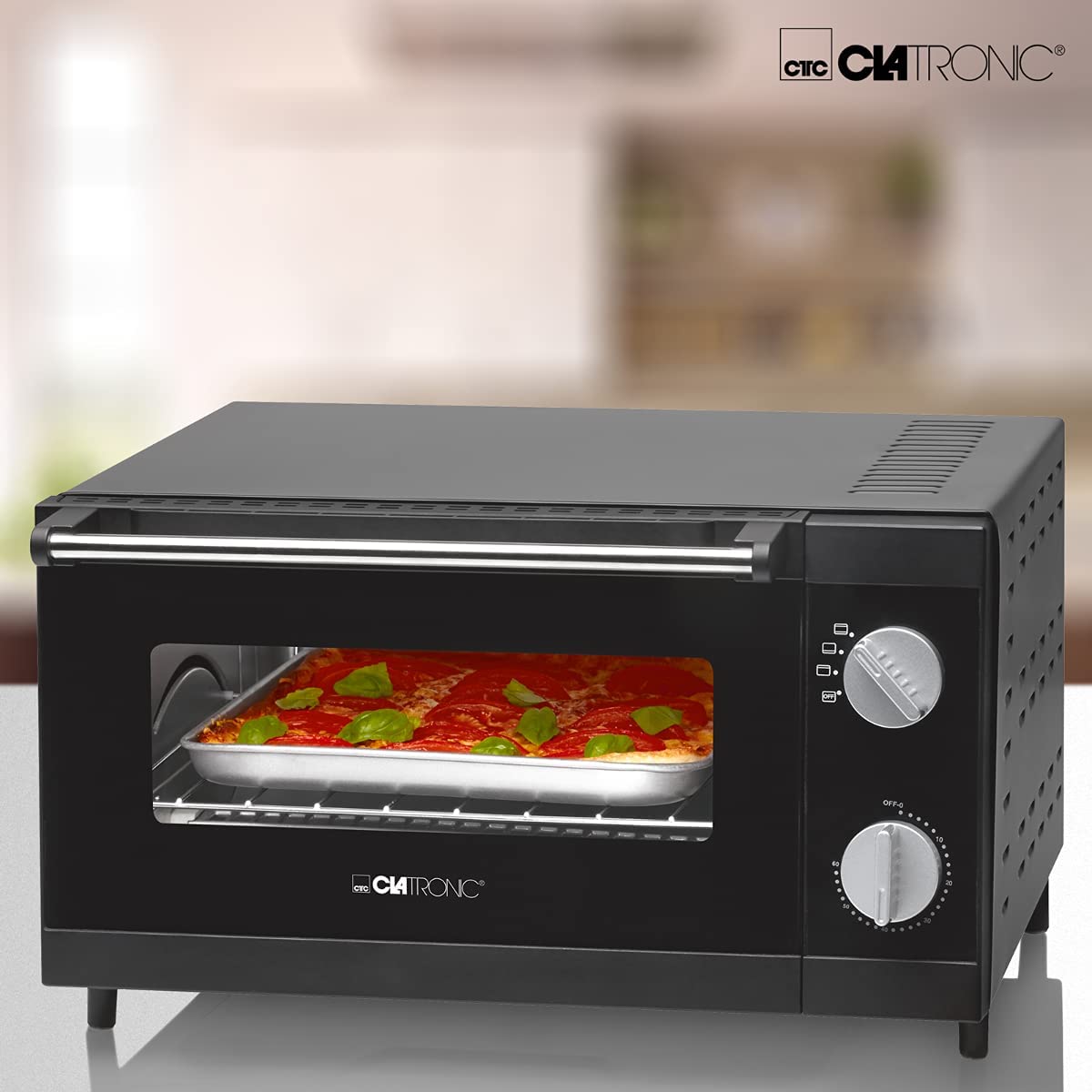 MPO 3520, Mini-Backofen, Schwarz