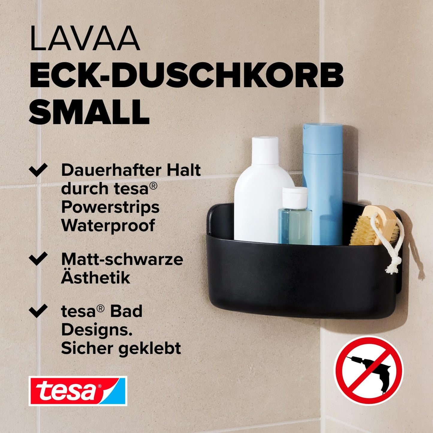 Eck-Duschablage, Eck-Duschablage Größe S