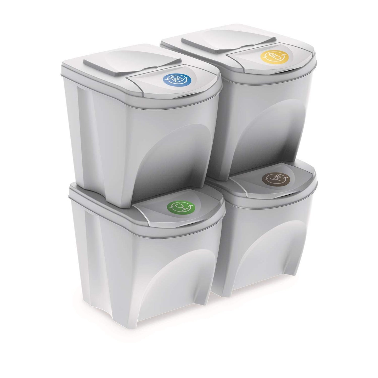 4er Set Mülleimer
