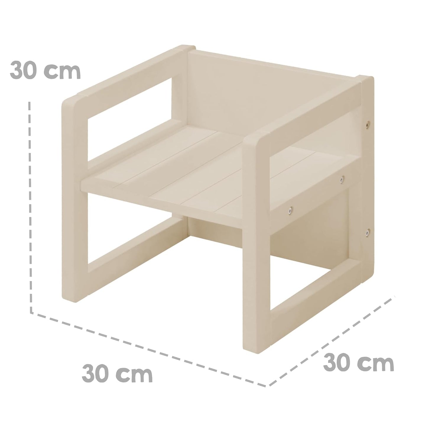 Sitzhocker für Kinder, Cashmere / Beige Sitzhocker