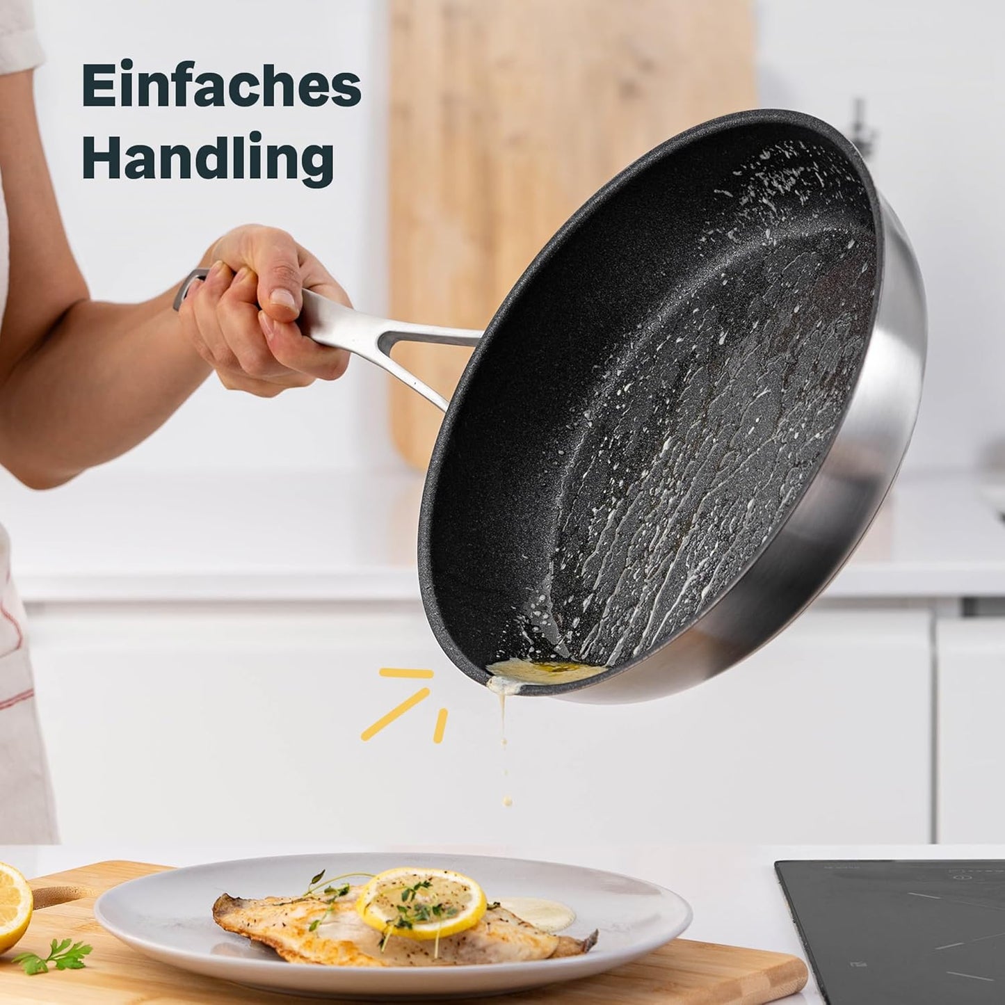 Induktionsgeeignetes Pfannen-Set, Beschichtet 2er Set | 20 + 28cm