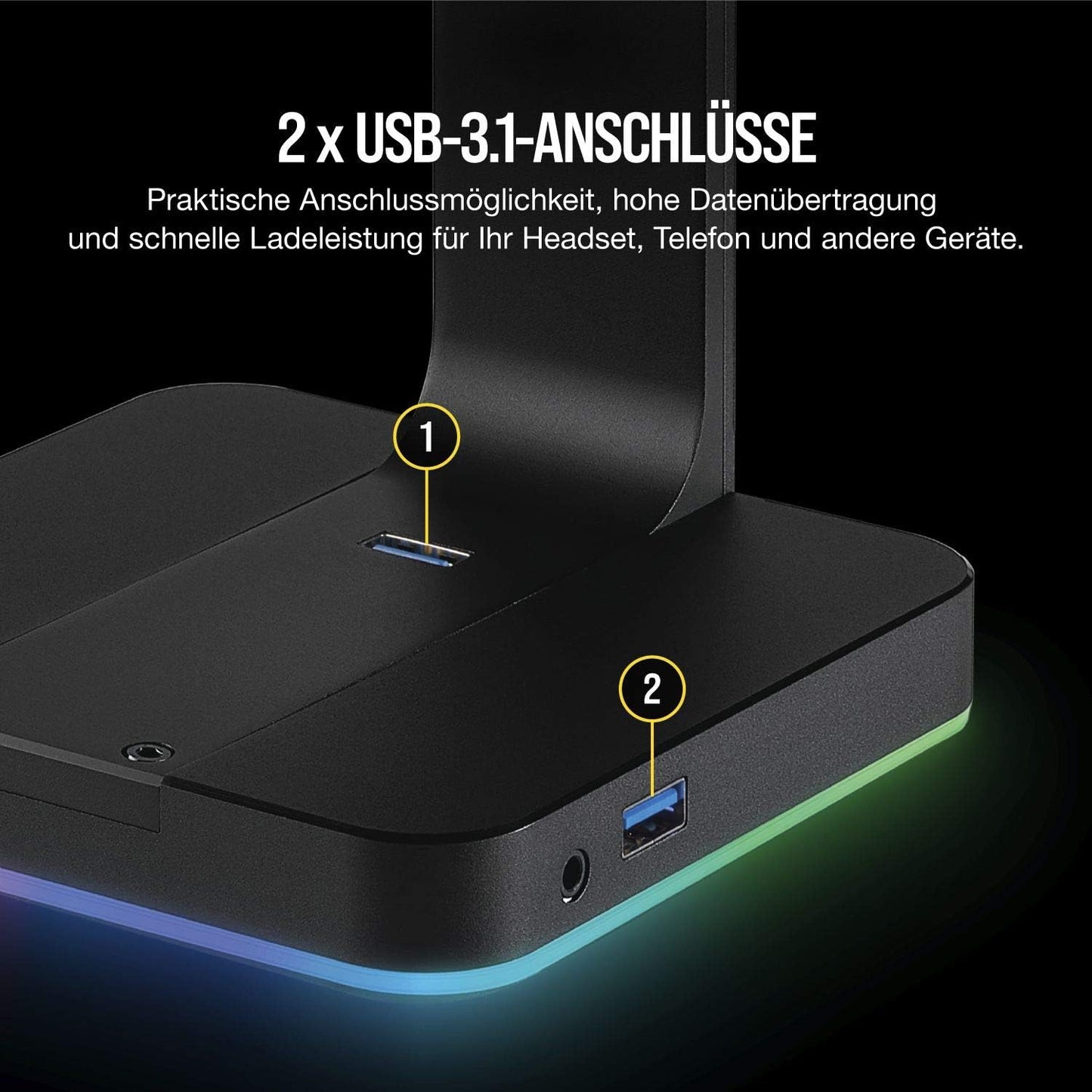 Kopfhörer-Ständer St100, RGB