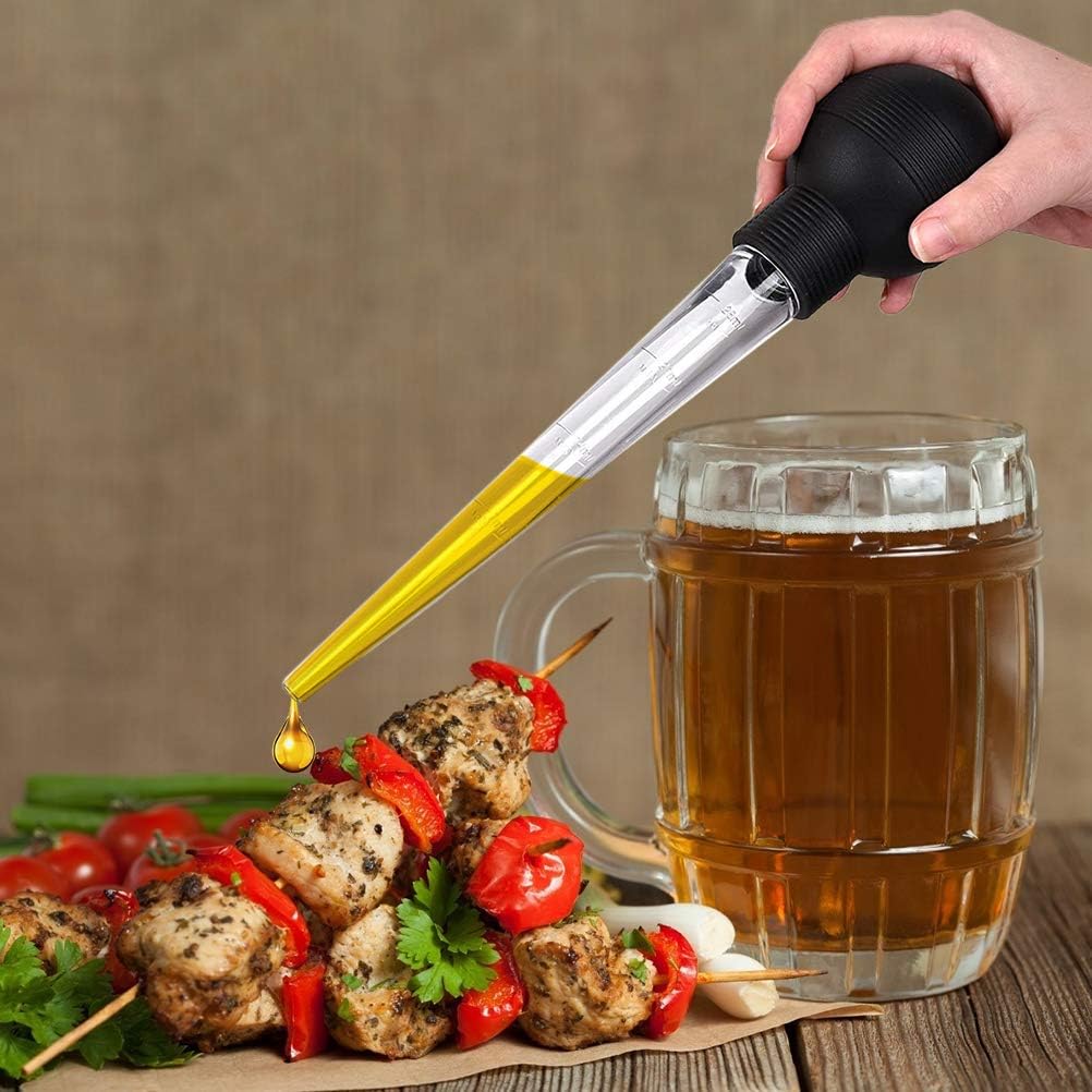 Küchenpipette mit Skalenpumpe und Bürste