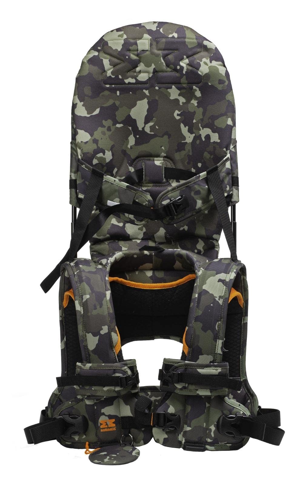 Baby Schultertrage mit Rückenunterstützung, camouflage
