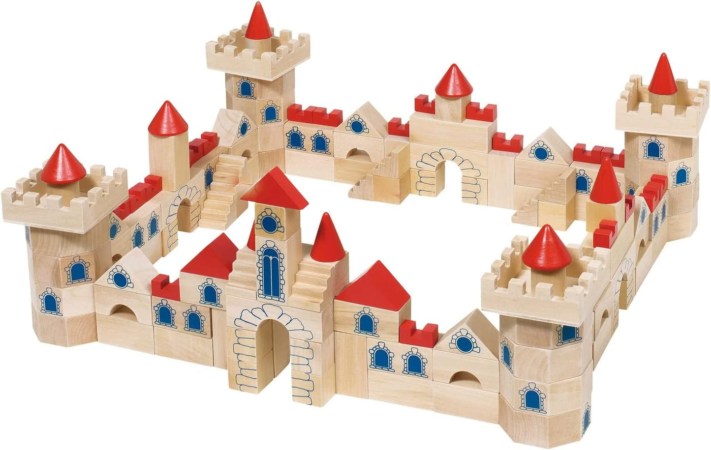 Holzbausteine Schloss