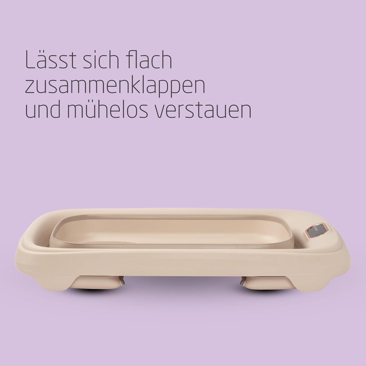 Faltbare Babybadewanne mit Thermometer Indigo, Muted Terra