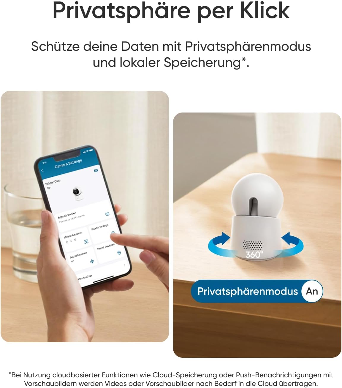 Innenkamera E30 mit 4K UHD und Auto-Tracking, 1 Stück