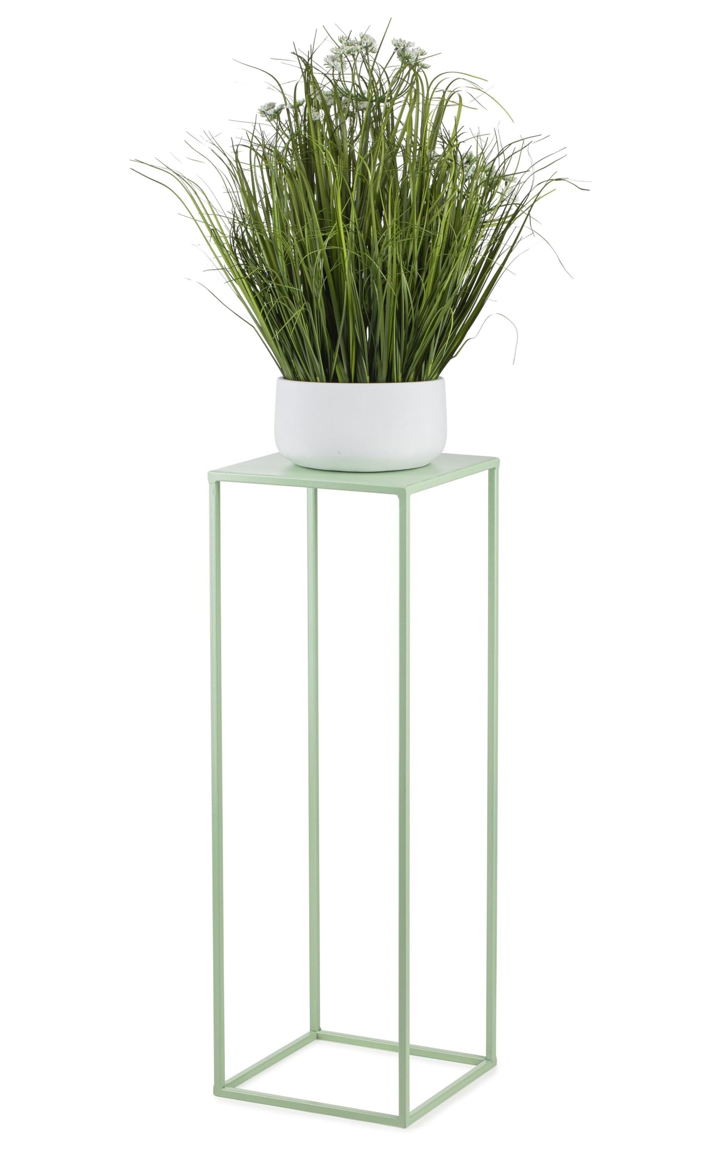 Metall-Blumenständer 70 cm Hoch, Grünblau 70 cm