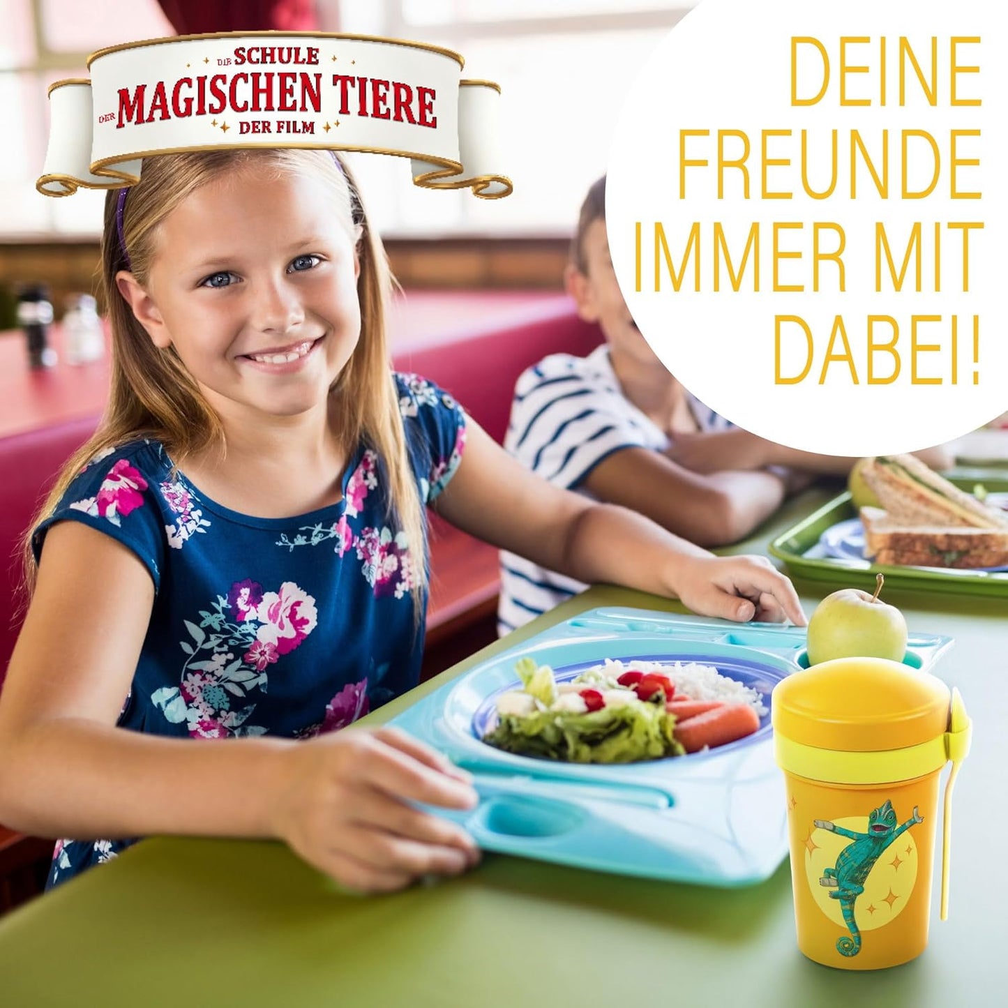 Müslibecher Die Schule der Magischen Tiere, Gelb