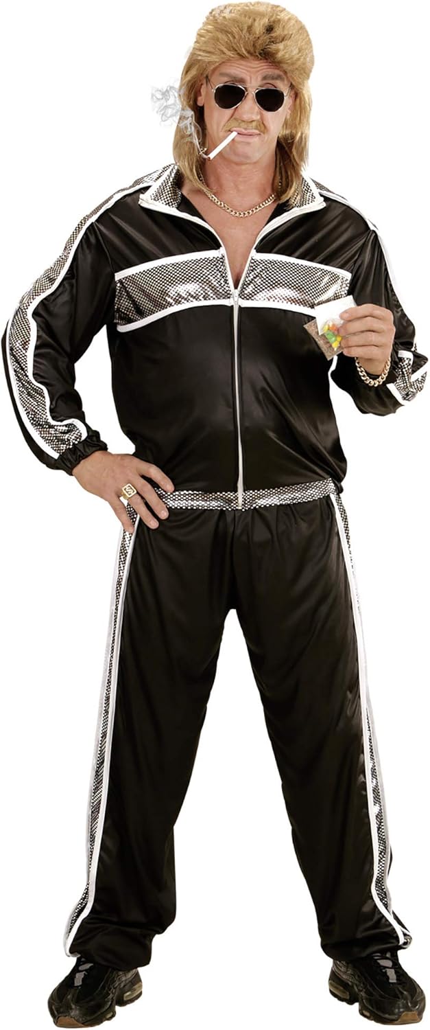 80er Jahre Trainingsanzug Kostüm, 3XL