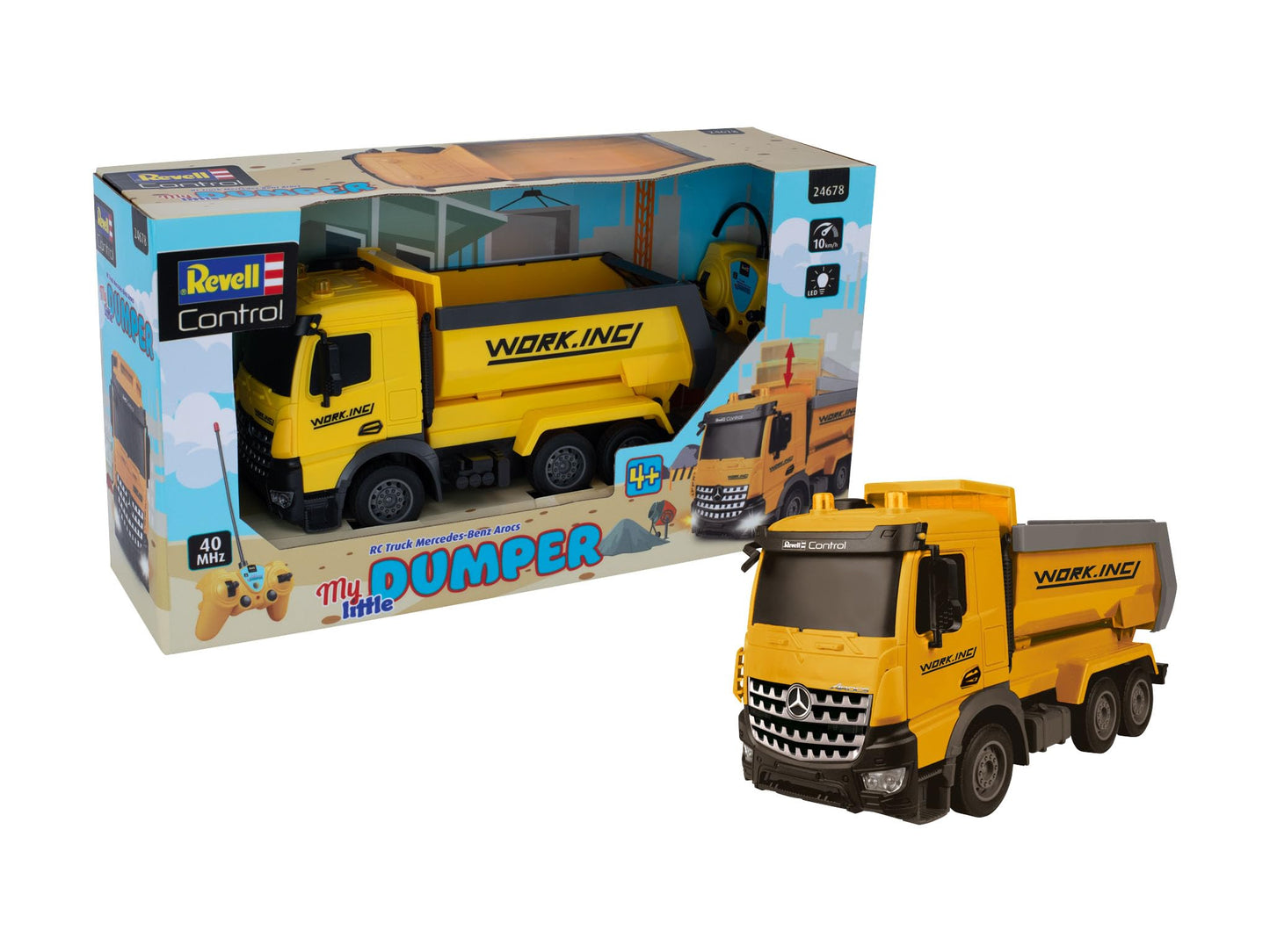 RC Truck Mercedes-Benz Arocs My little Dumper, Ferngesteuertes Auto, Kipplader