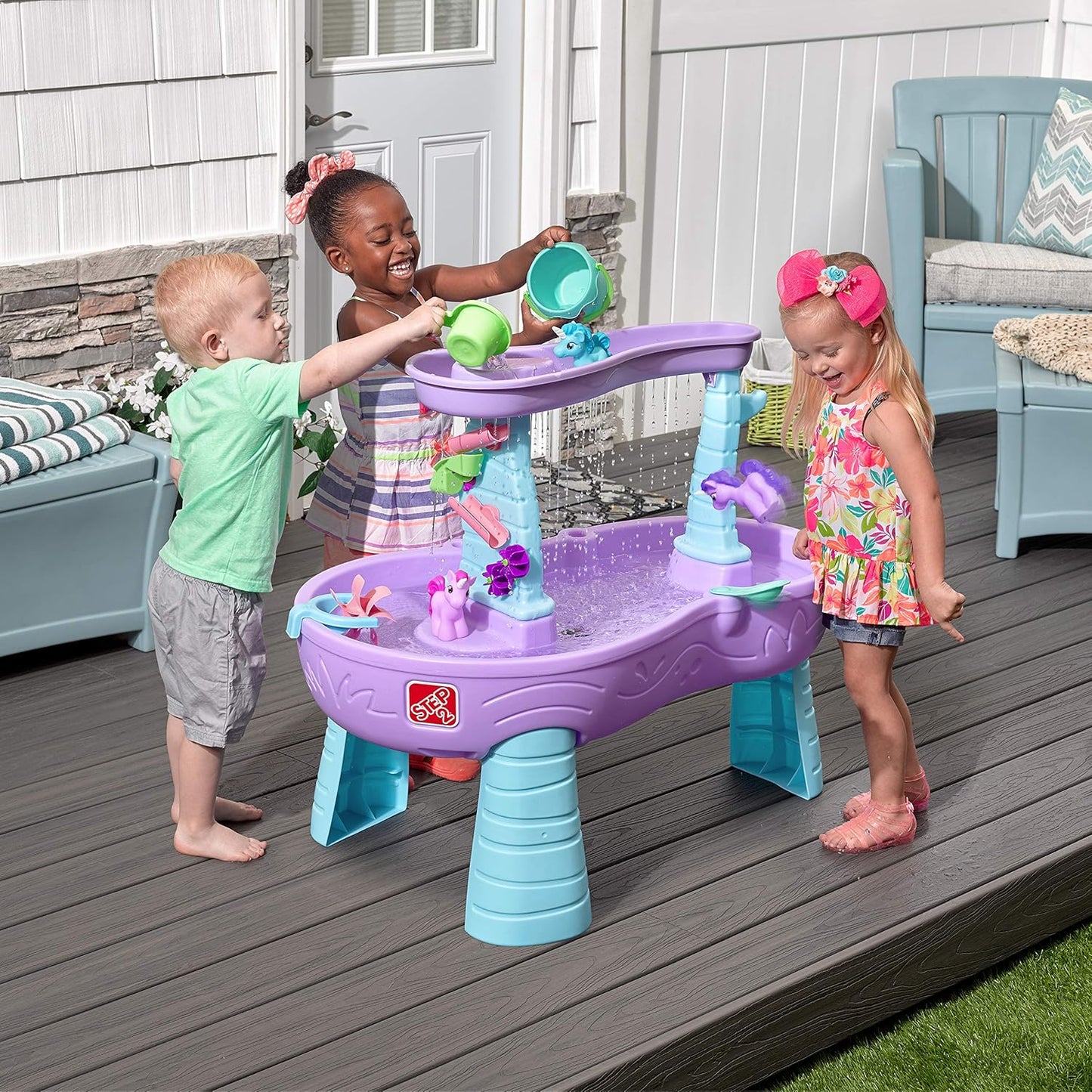 Wasserspieltisch mit Zubehörset, Violett