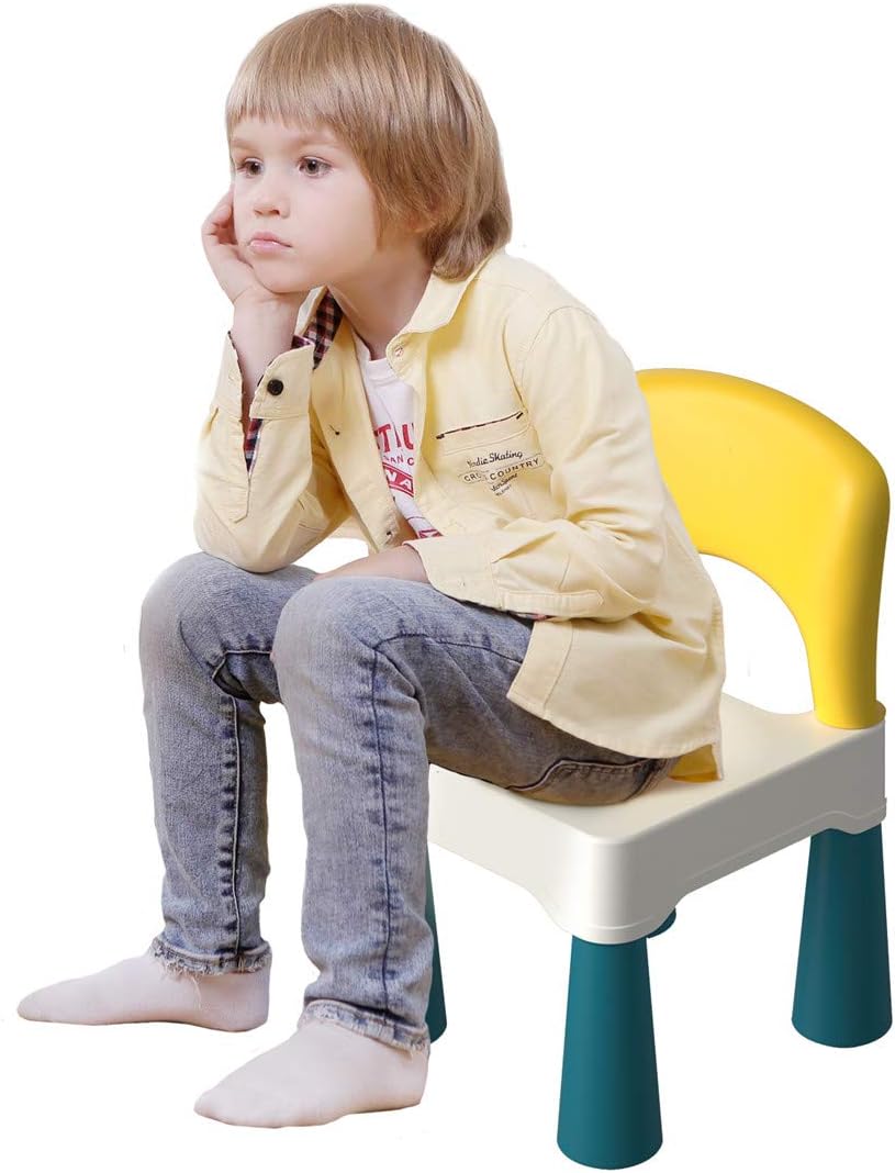 Kinderstuhl mit Ergonomischer Rückenlehne, Grün