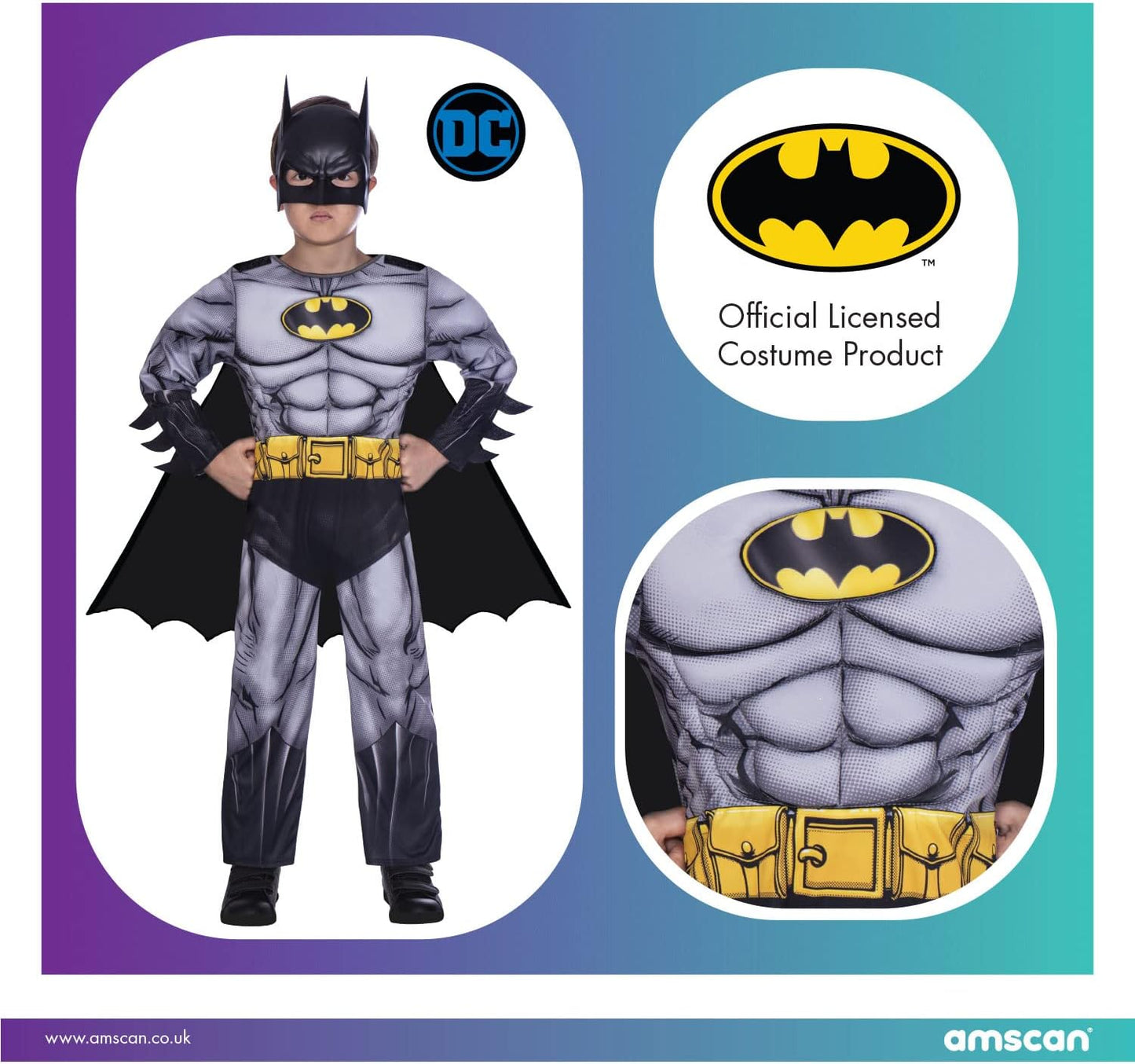 Batman Kinderkostüm, 10-12 Jahre