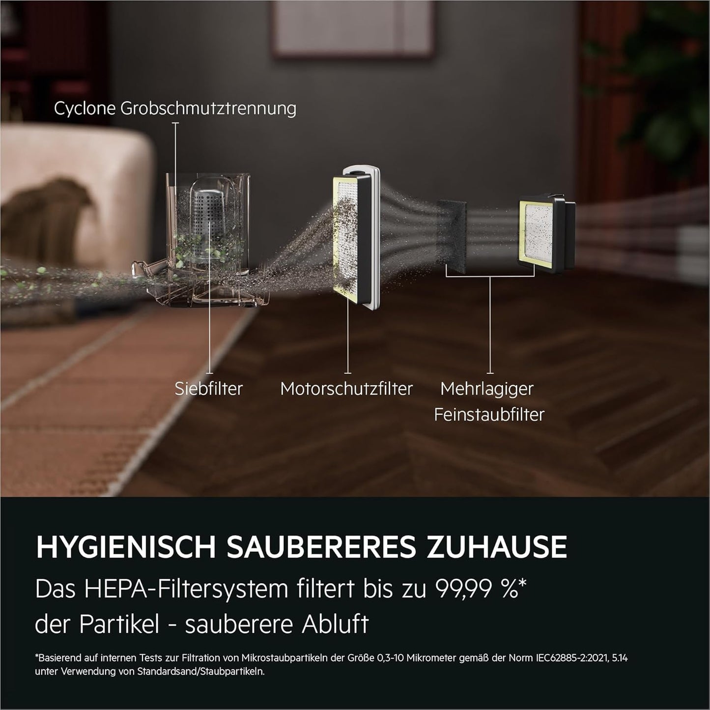 Beutelloser Bodenstaubsauger Serie 5000, Serie 5000 blau