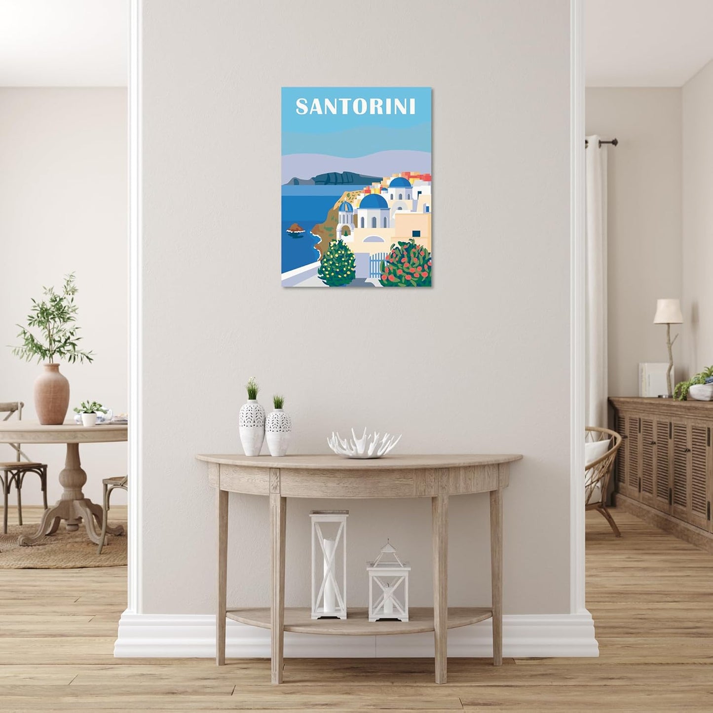 CreArt Malen-nach-Zahlen-Set Santorini