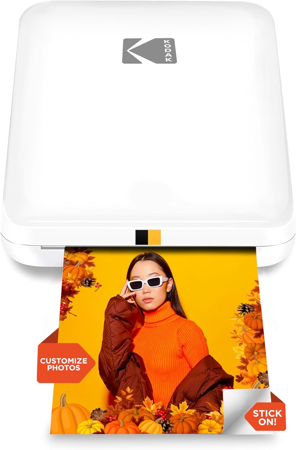 Step Slim Sofort-Smartphone-Fotodrucker, Drucker Weiss