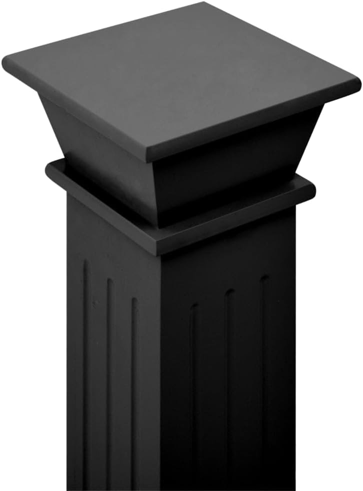 Klassische Pflanzensäule, Schwarz