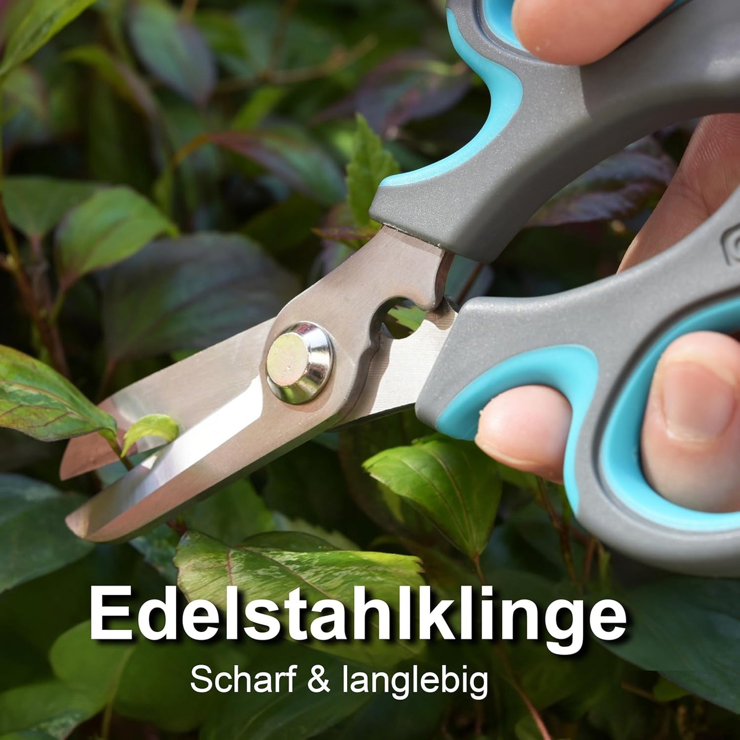 Blumenschere für Gartenarbeit und Floristik, Blumenschere(Marineblau)