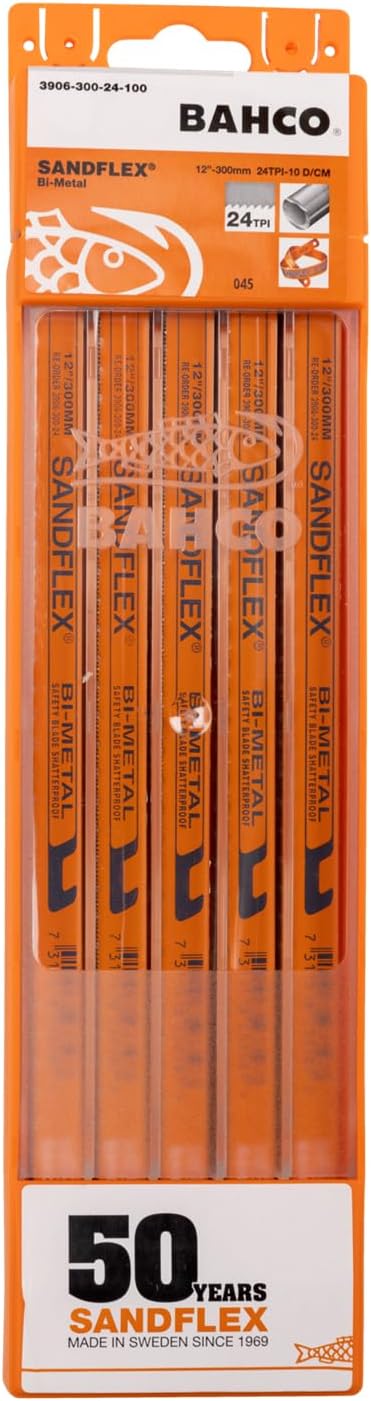 Sandflex Bimetall-Handsägeblatt 18 ZpZ 300 mm - 10 Stk/Spezialverpackung, 12 X 18