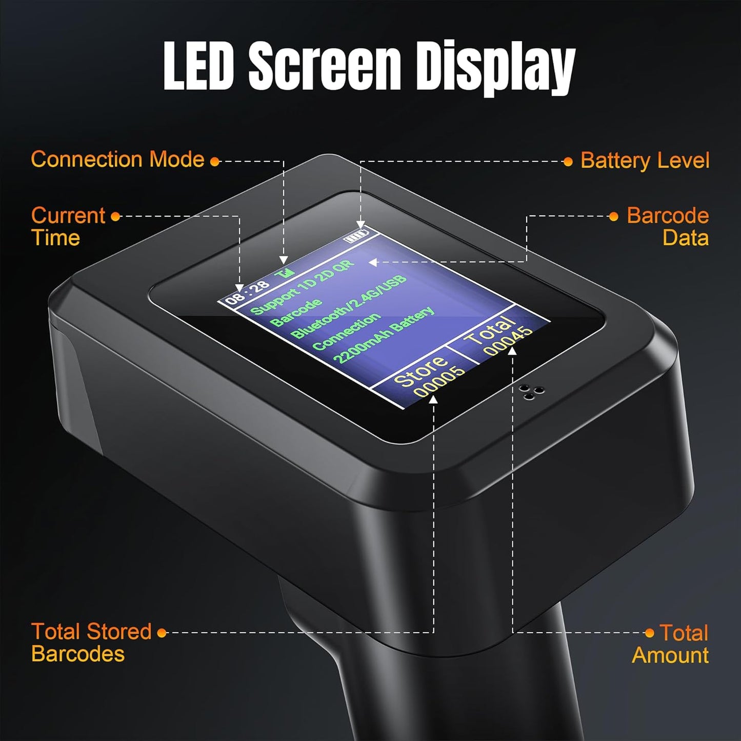 2D Barcode-Scanner HW006, Single