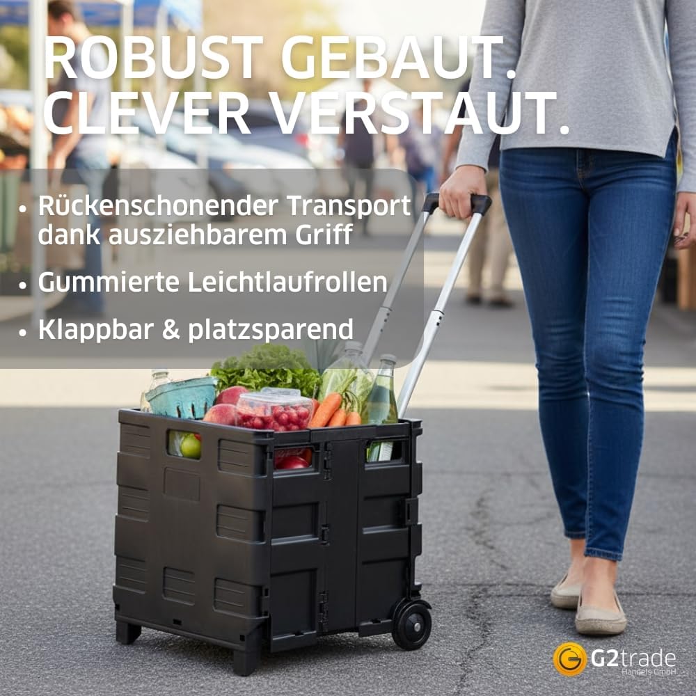 Klappbarer Einkaufstrolley