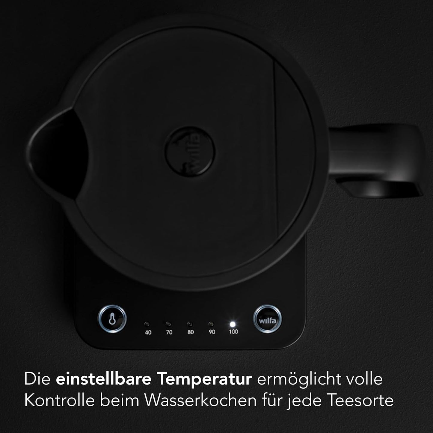 Svart Format Wasserkocher, Schwarz