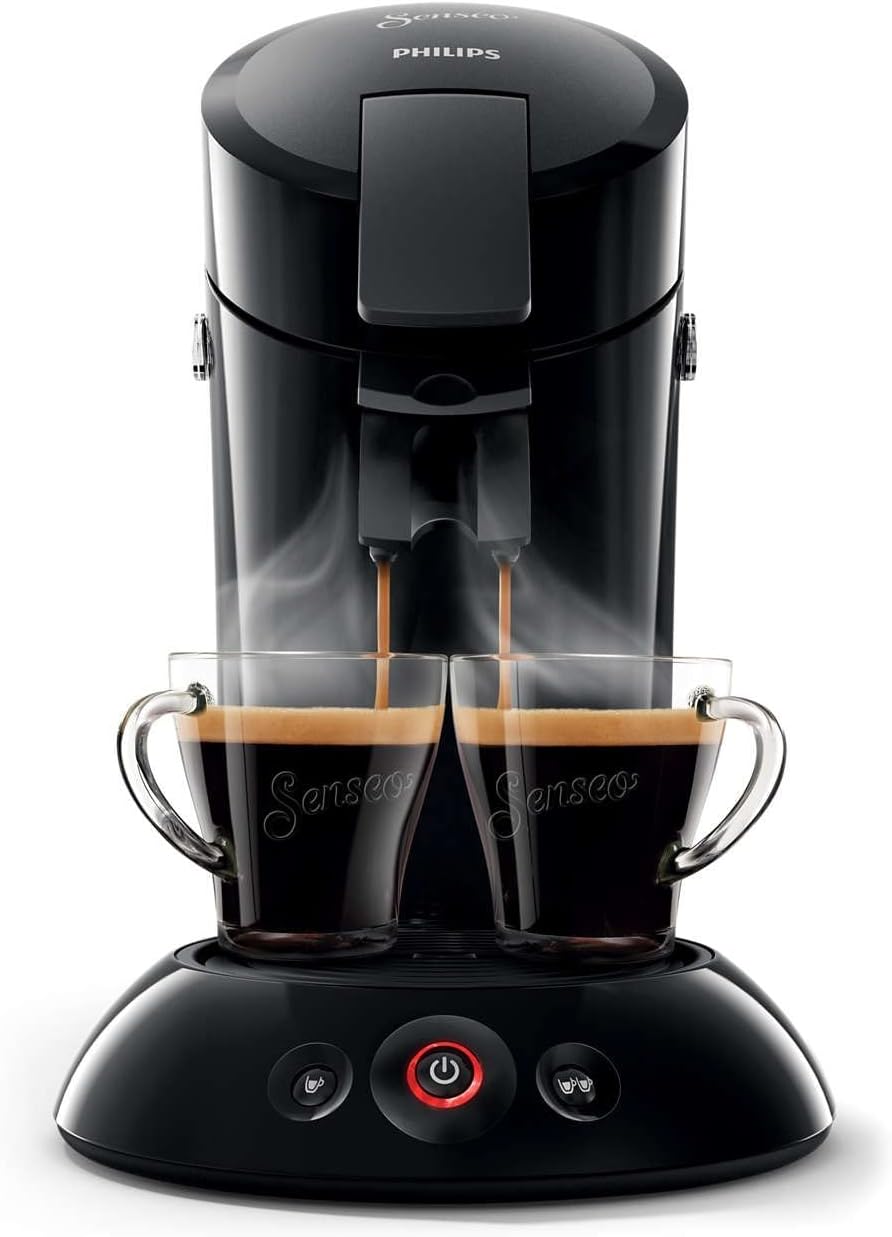 Senseo Original Kaffeepadmaschine mit Coffee Boost, Schwarz