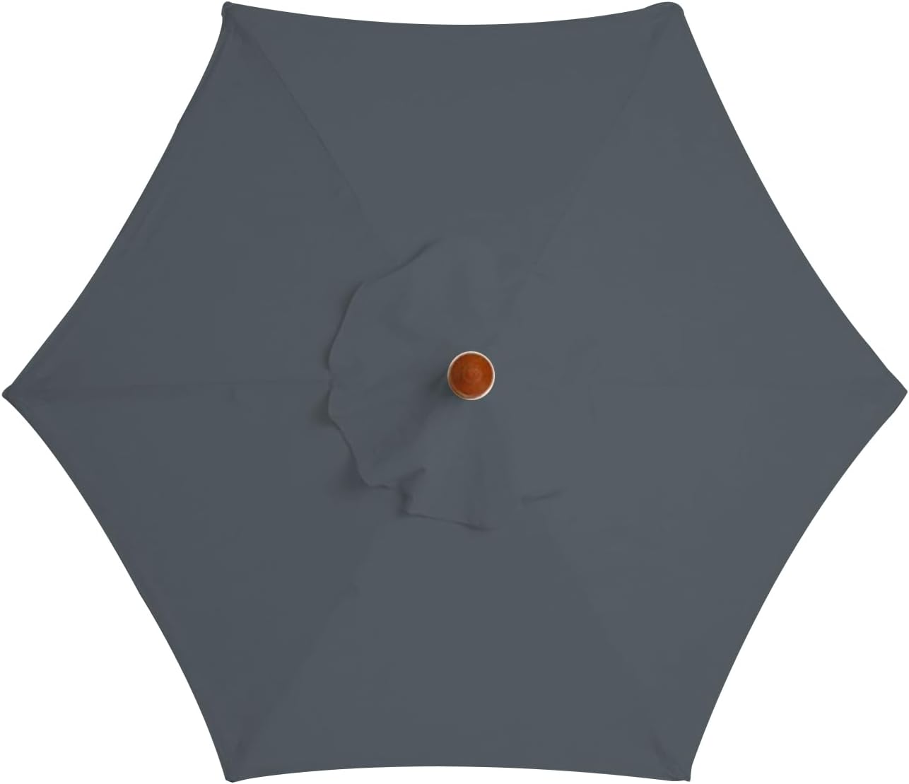 Sonnenschirm Ersatzbezug, 8 Arme Grau