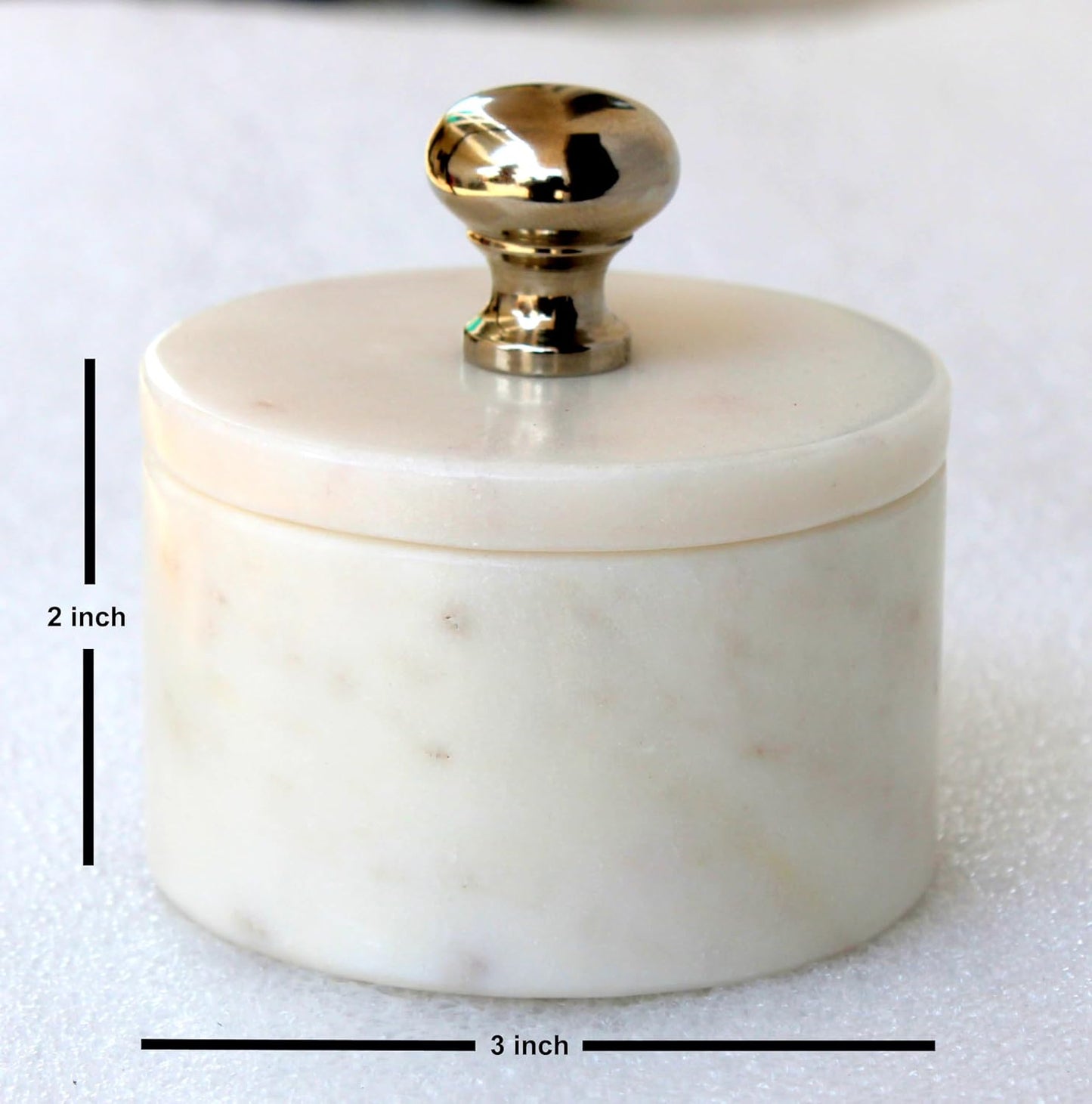 Marmor Salz- und Gewürzhalter, Weiß