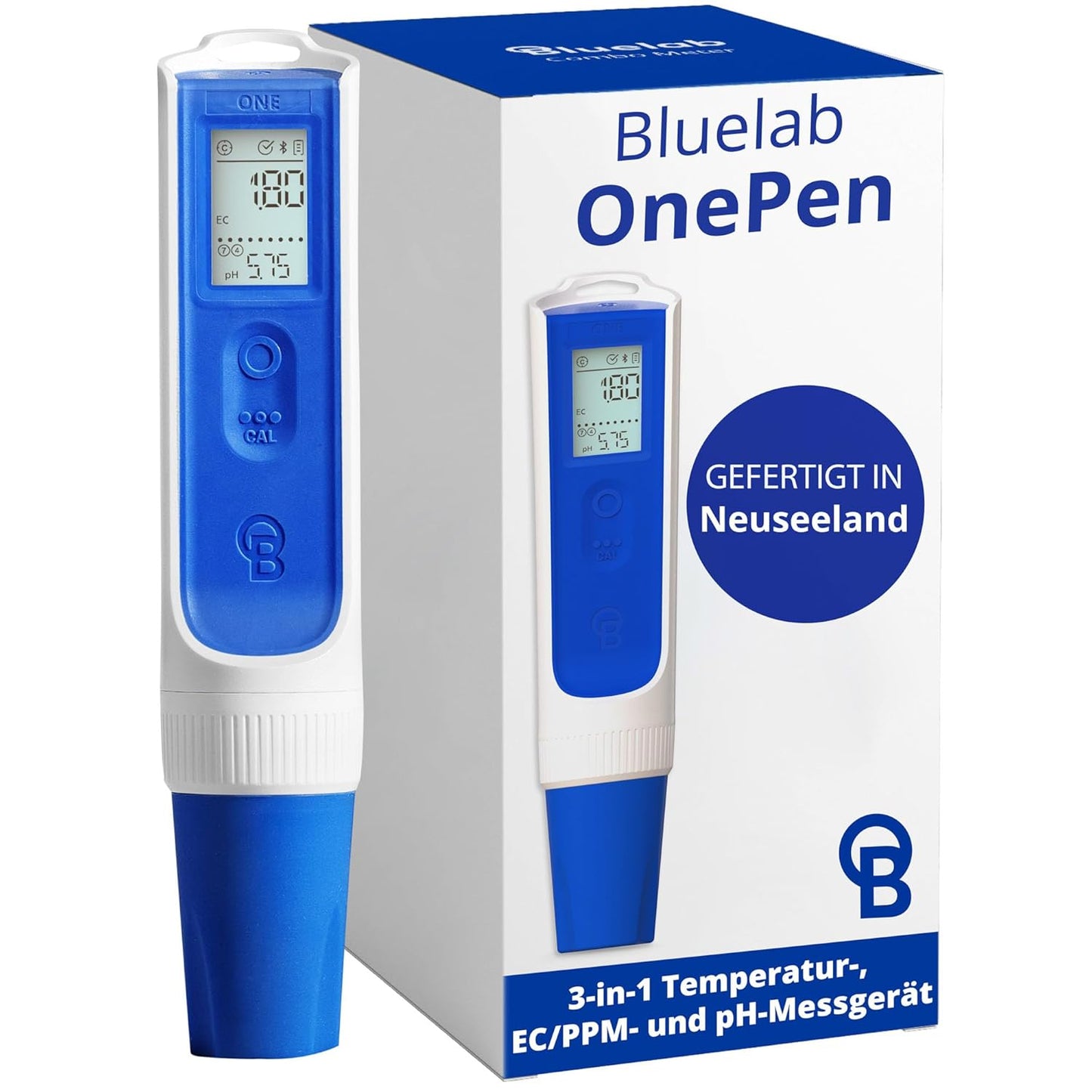 OnePen 3-in-1 Temperatur-, EC/PPM- & pH-Messgerät